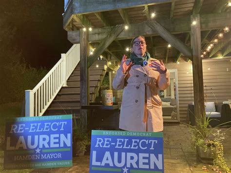 lauren hamden of|Hamden Mayor Lauren Garrett claims reelection win